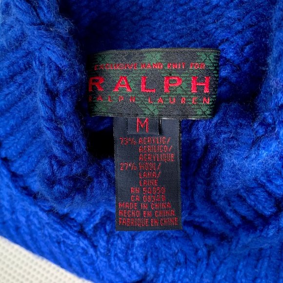 Ralph Lauren Hand Knit Sweater | NWT | M - Picture 3 of 5